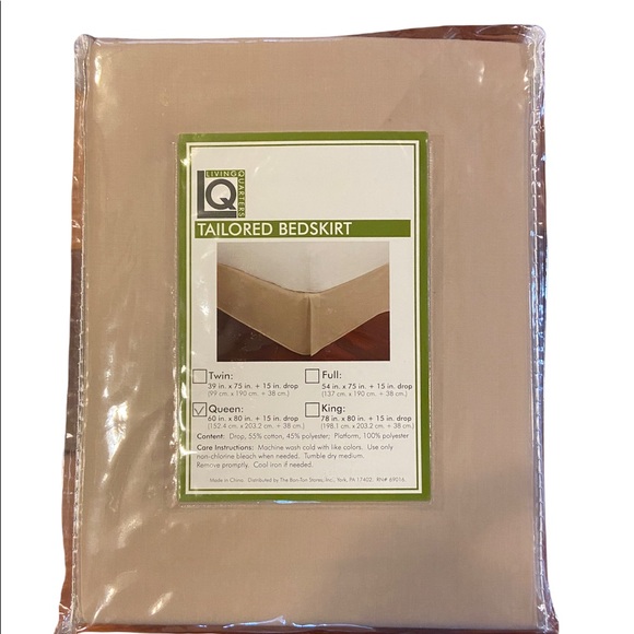 Living Quarters Bedding Queen Size Living Quarters Tan Tailored Bedskirt Poshmark